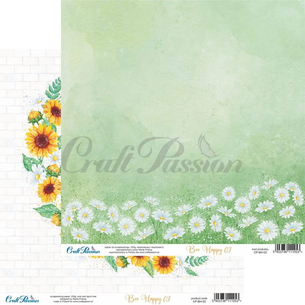 CraftPassion - Bee Happy 12x12