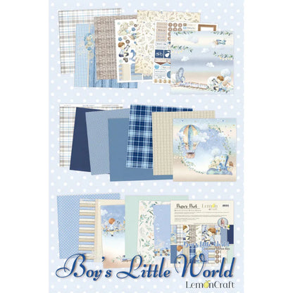 Lemoncraft - Boys Little World 12x12"