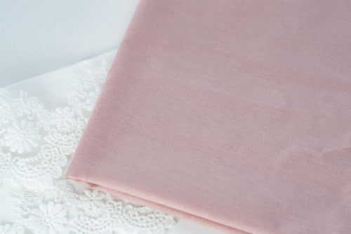 Ferdig stivnet bomullsstoff – perfekt til stoffblomster -puderrosa