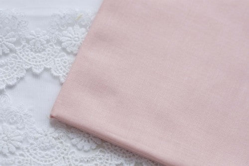 Ferdig stivnet bomullsstoff – perfekt til stoffblomster - peach