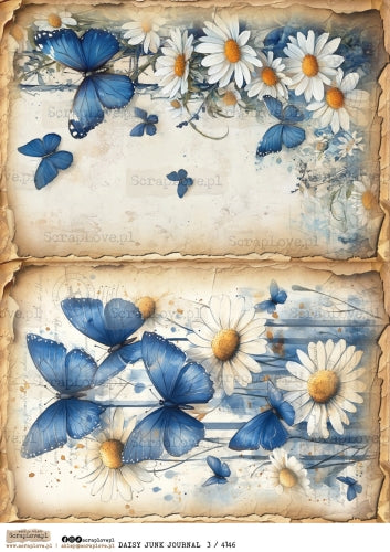 Utklippsark A4 -Daisy Junk Journal 3