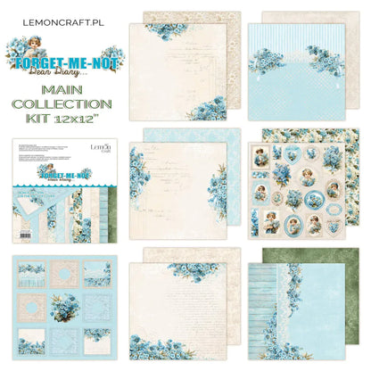 Lemoncraft - Dear Diary - Forget me not 12x12"