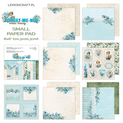 Lemoncraft - Dear Diary - Forget me not 8x8"