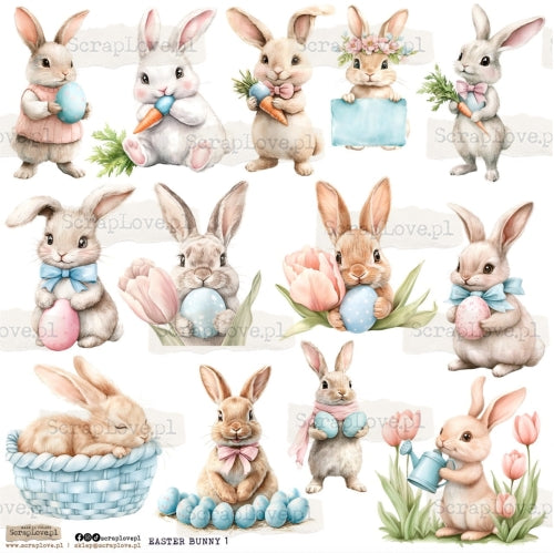 Scraplove - Easter Bunny 1