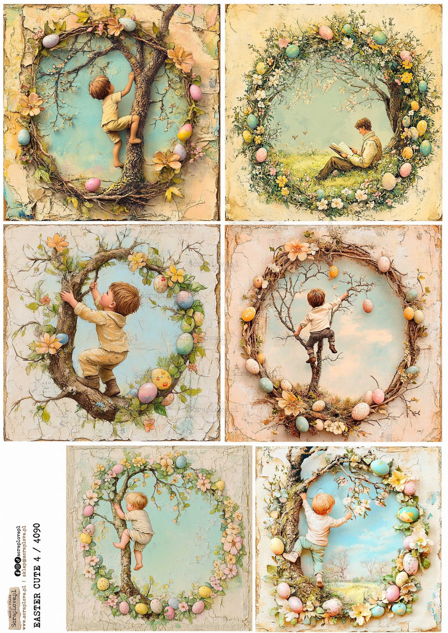 Scraplove Rispapir - Easter Cute 4