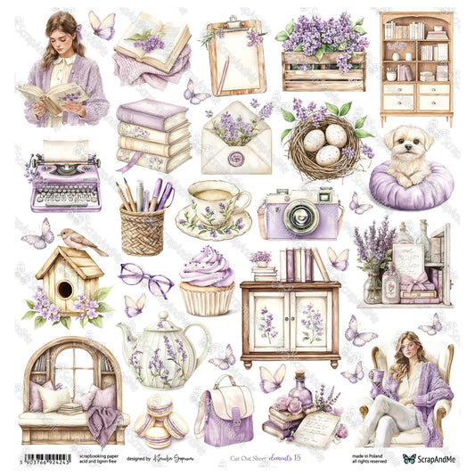 Scrapandme - Lovely Day in Violet -elements 15