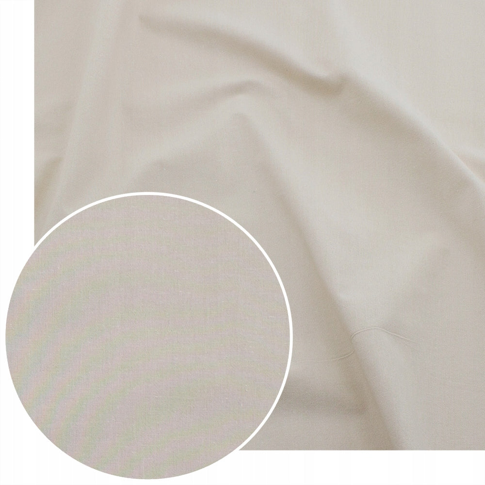Ustivet bomullstoff - beige