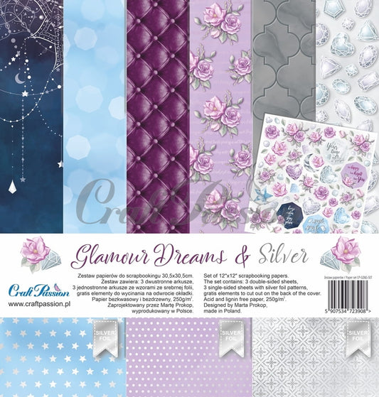 CraftPassion - Glamour Dreams & Silver 12x12