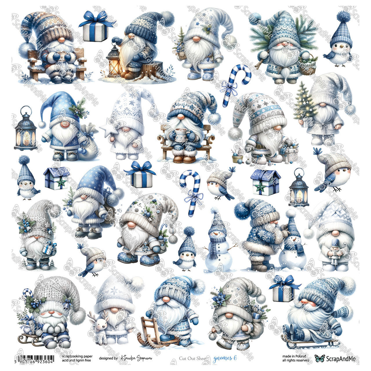 Scrapandme - Winter Sparkle - Gnomes 6
