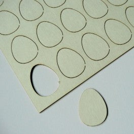 Chipboard - Egg -20stk