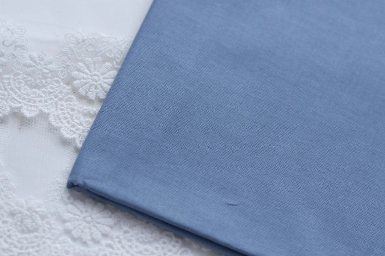 Ferdig stivnet bomullsstoff – perfekt til stoffblomster - mørkjeans