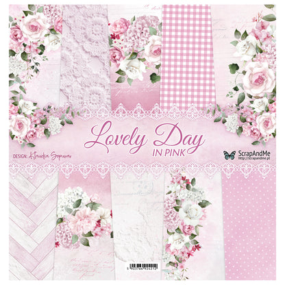 Scrapandme - Lovely Day in Pink - 12x12"
