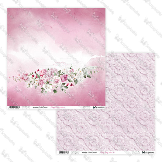 Scrapandme - Lovely Day in Pink - 01-02