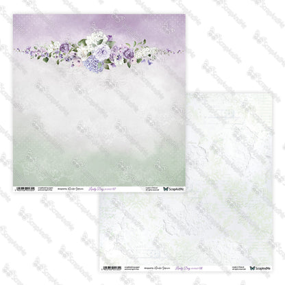 Scrapandme - Lovely Day in Violet - 12x12"