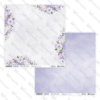 Scrapandme - Lovely Day in Violet - 12x12"