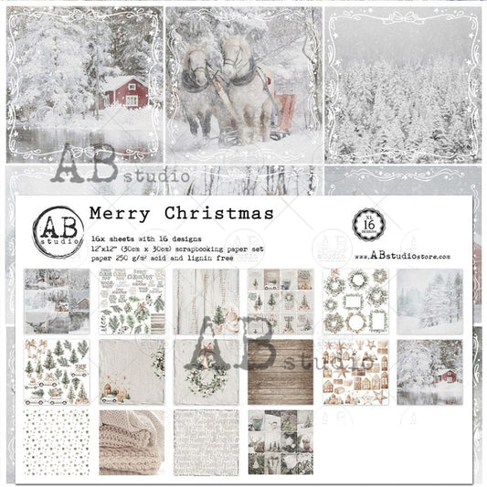 ABstudio - Merry Christmas 12x12