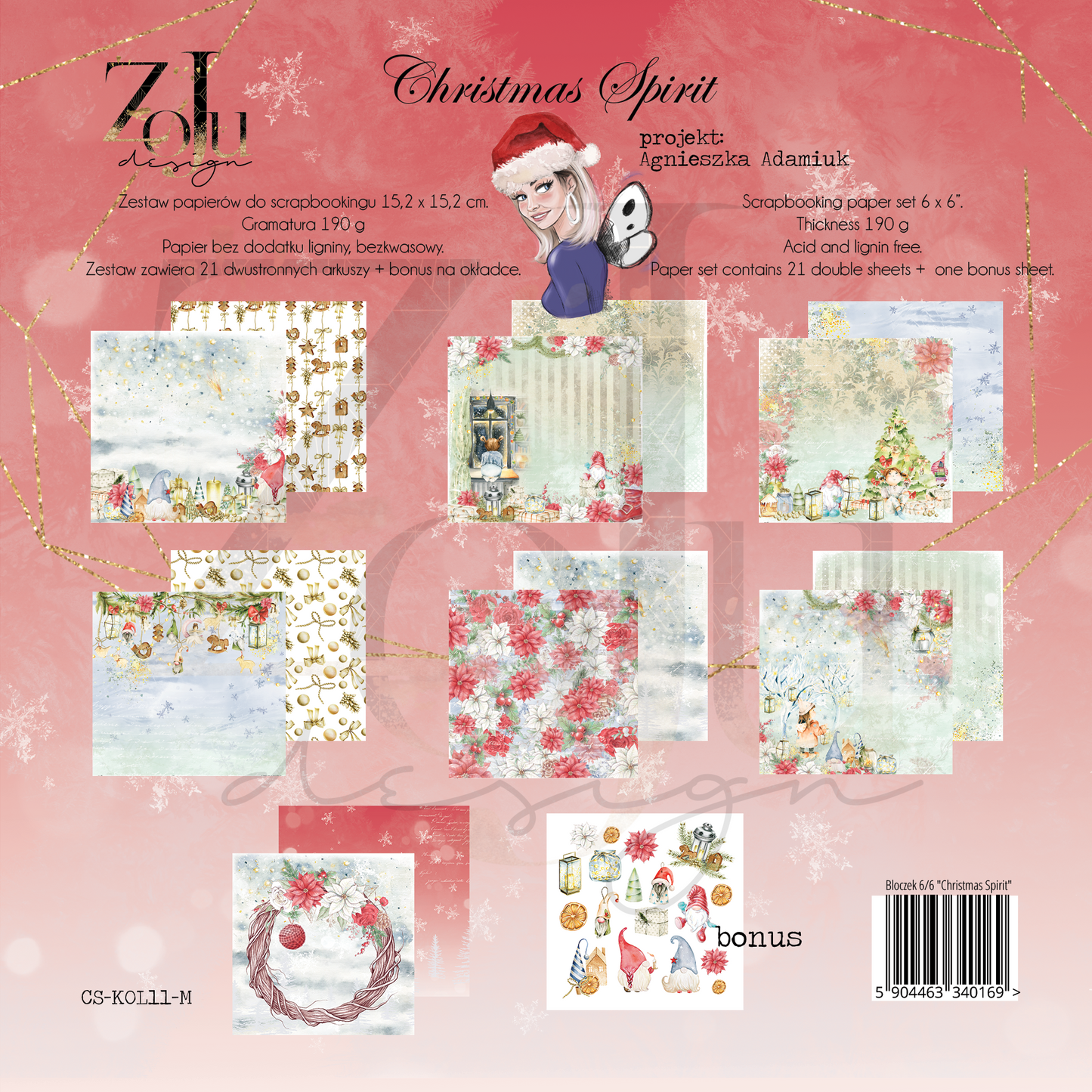 ZOJUdesign - Christmas Spirit 6x6