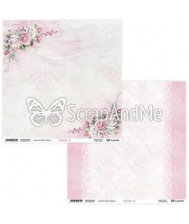 ScrapAndMe - Pink Roses 12x12"