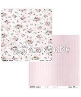 ScrapAndMe - Pink Roses 12x12"