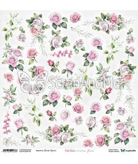 ScrapAndMe - Pink Roses - blomster