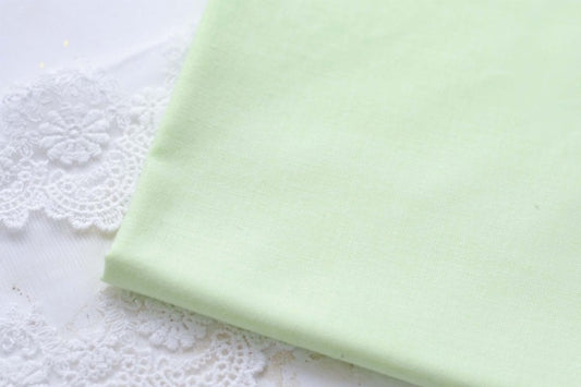 Ferdig stivnet bomullsstoff – perfekt til stoffblomster - pistasj