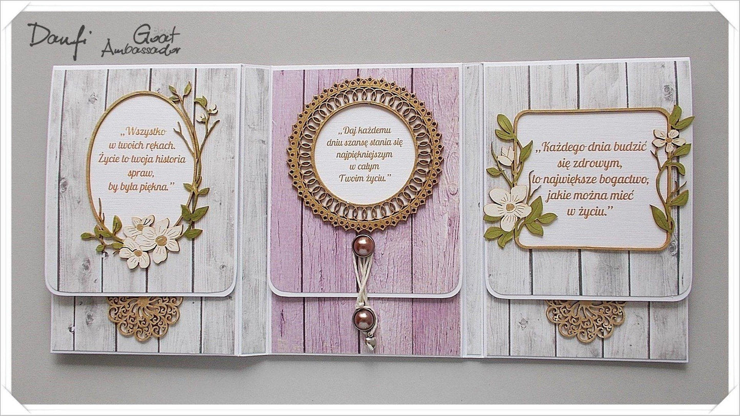 Albumbase Trifold 10x15cm - hvitt