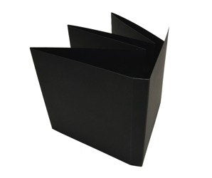 Albumbase skjermbrett 13x14cm -svart