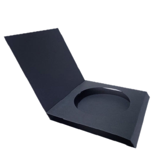 Shadow kort (rund) 15x15cm  - svart