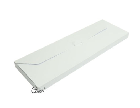 Sjokoladeeske stor  ( 9x26,8cm )- hvitt