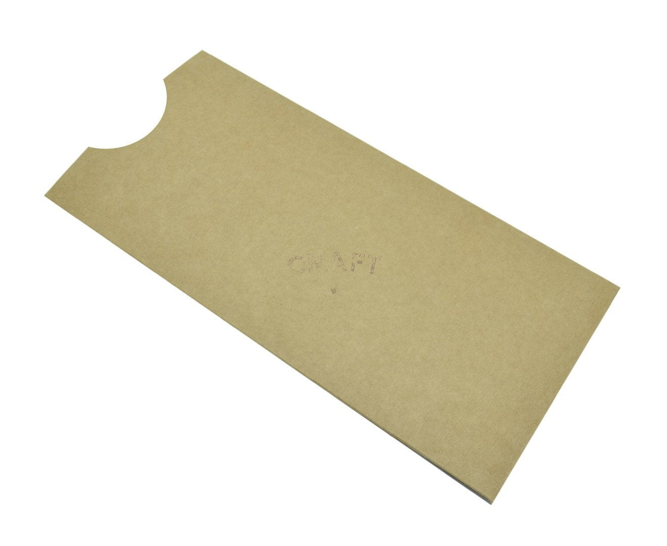 Gavekort / voucher etui 10,4x21,5cm - kraft