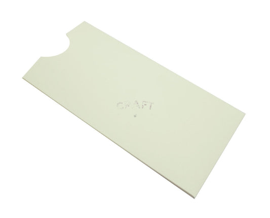 Gavekort / voucher etui 10,4x21,5cm - krem