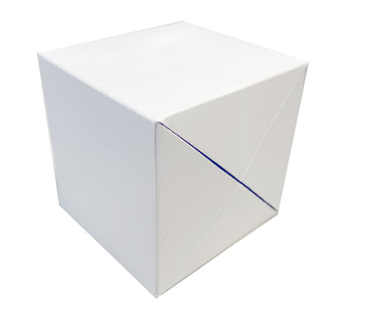 Pop Up Cube – “Hoppende” boks  - hvitt