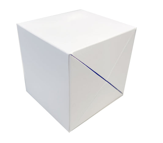 Pop Up Cube – “Hoppende” boks  - hvitt