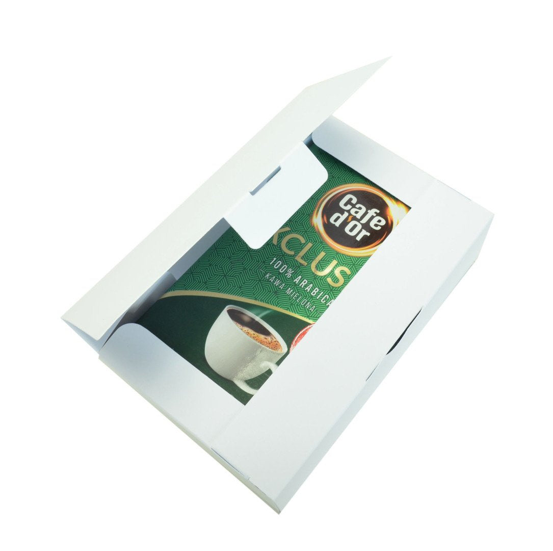 Gaveeske til kaffe 250g – hvitt