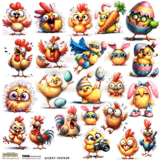 Scraplove - Quirky Chicken