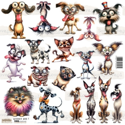 Scraplove - Quirky Dog 1