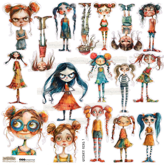 Scraplove - Quirky Girl 1