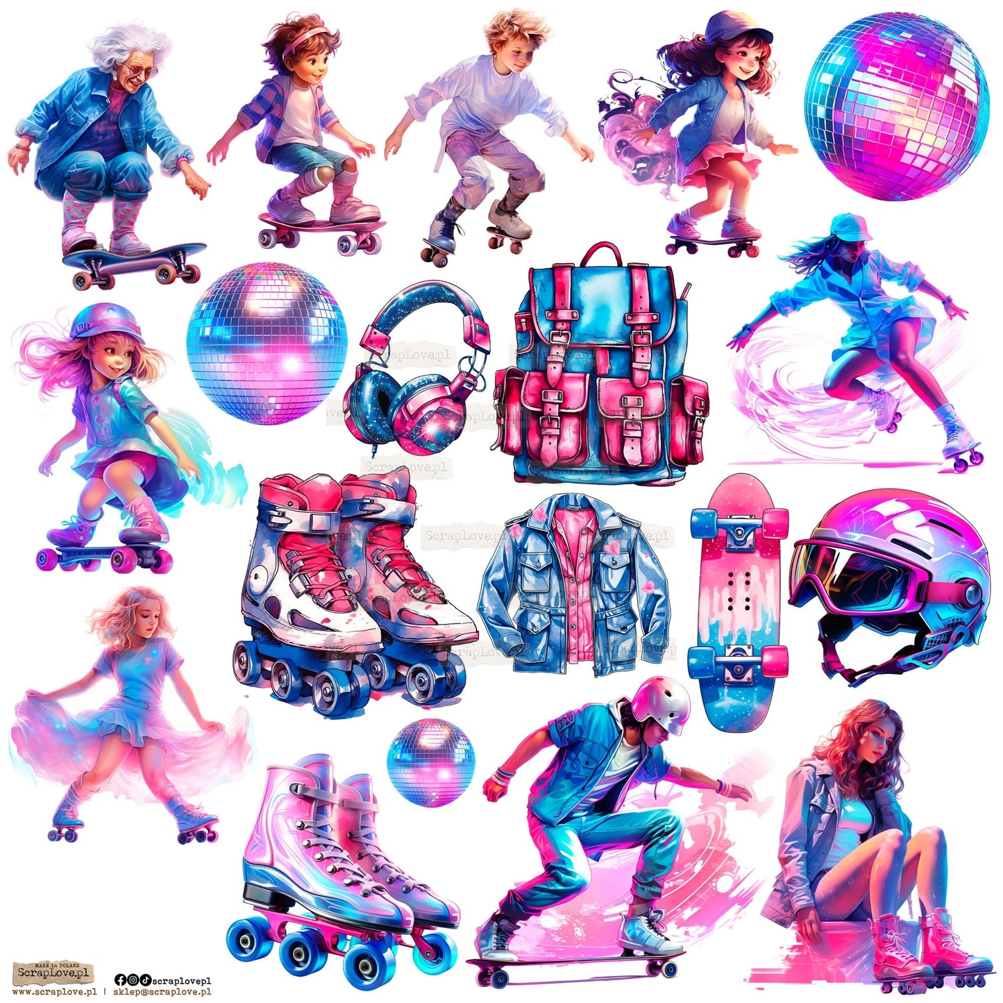Scraplove - Roller Skates 1