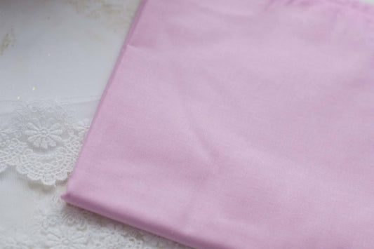 Ferdig stivnet bomullsstoff – perfekt til stoffblomster - rosa