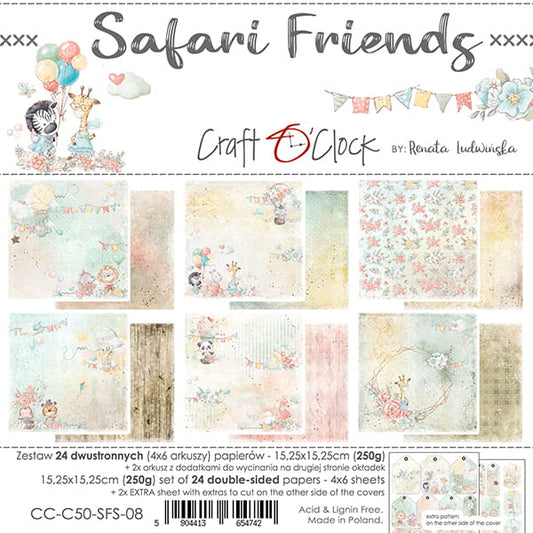 Craft o`clock - Safari Friends 6x6