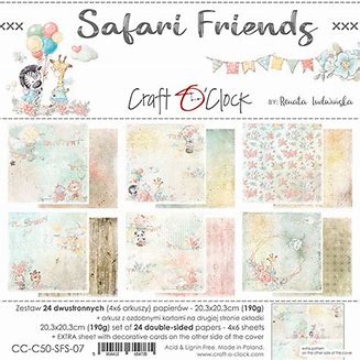 Craft o`clock - Safari Friends 8x8