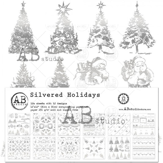 ABstudio - Silvered Christmas 12x12