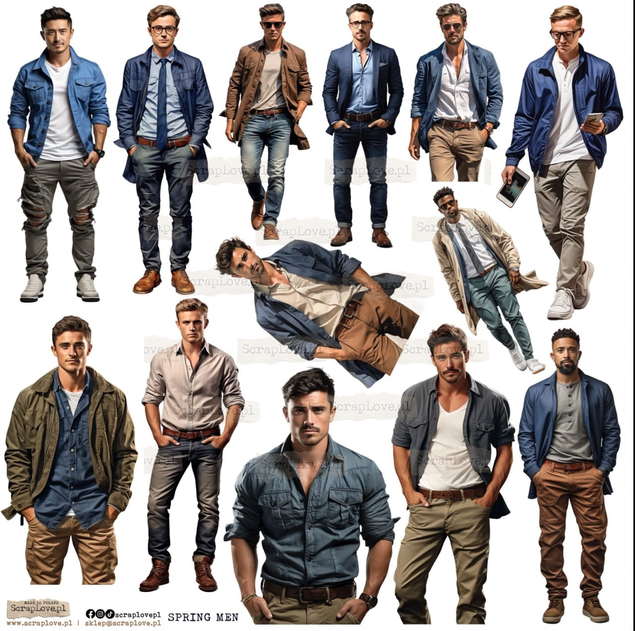 Scraplove - Spring Men