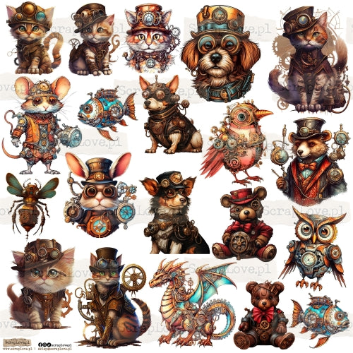 Scraplove - Steampunk animals 1