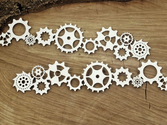 Chipboard - Steampunk tannhjul