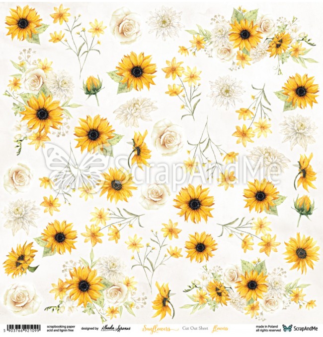 ScrapAndMe - Sunflowers Flowers