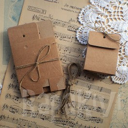 Gaveeske 6x8x3 cm - kraft