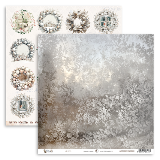 UHK Gallery - White Whisper - Glass 12x12"