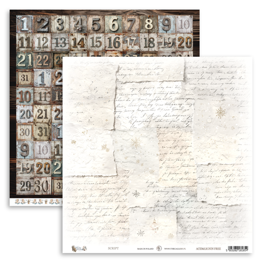 UHK Gallery - White Whisper - Script 12x12"