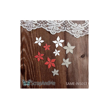 Scrapandme - Dies 057 - Poinsettia Flowers
